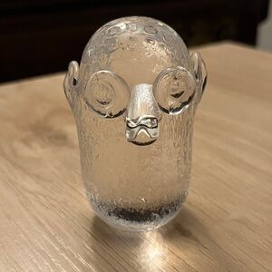 VINTAGE HADELAND NORWAY ART GLASS FIGURINE